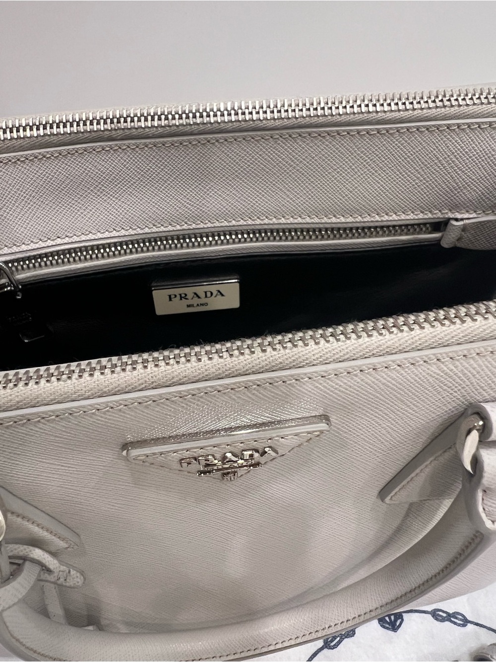 Prada Galleria Saffiano Leather Handbag - Picture 6 of 14